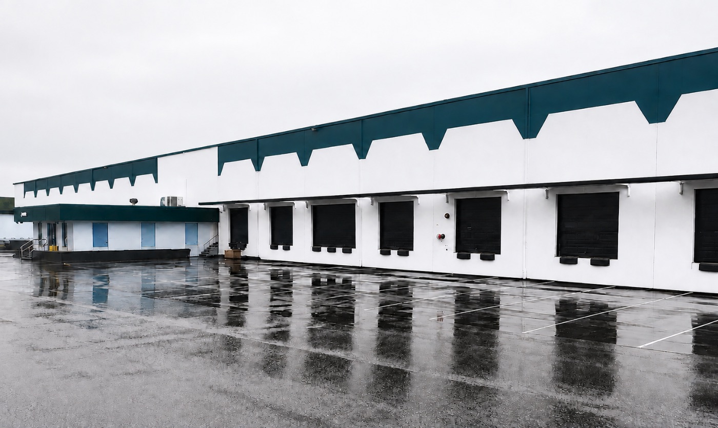 The Shamrock Union City storage facility exterior with loading docks