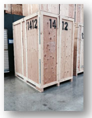 A sealed 5×7×7 storage vault